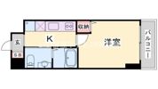 U-ro湊川公園前の間取り画像