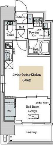 アーバネックス大阪城北の間取り画像