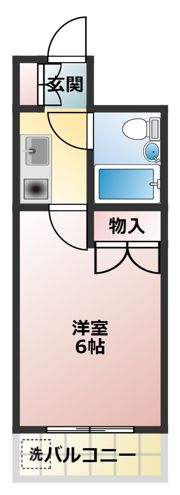 レオパレスRX生麦の間取り画像