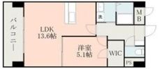 サムティ熊本近見Ⅰの間取り画像