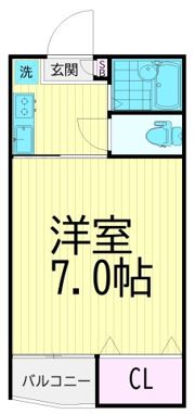 プライム大森鹿島の間取り画像