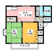 コーポカワサキ Bの間取り画像