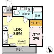 D‘Bless横須賀Ⅱの間取り画像