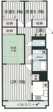 サンシティ南行徳Ⅲの間取り画像