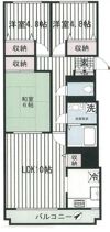 サンシティ南行徳Ⅲの間取り画像