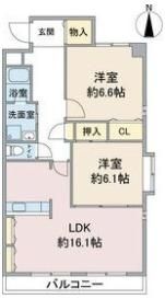 リアン東山の間取り画像
