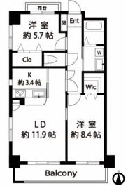メイト扇の間取り画像