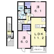 ローズマリエ川内の間取り画像