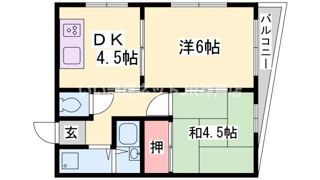 中内ハイツの間取り画像