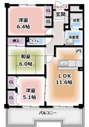 コモドの間取り画像