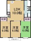 ケーエムハイツの間取り画像