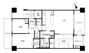 ディーグラフォート金沢・尾山レジデンスの間取り画像