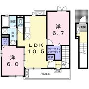 喜城ハウスの間取り画像