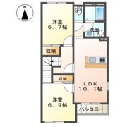 クレッシェンドの間取り画像