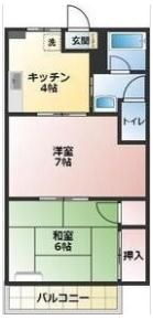 メゾンクリーンの間取り画像