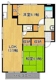 リヴ アヴェニール A棟の間取り画像