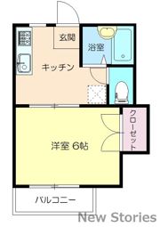 ハイツ南昭和の間取り画像