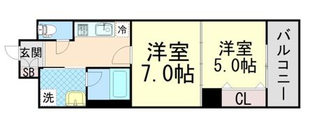 LAFFICE住吉本町の間取り画像