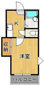 レクレドール穴生の間取り画像