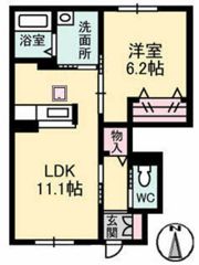 シャーメゾン晟の間取り画像