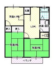 河内サンライフ日山の間取り画像