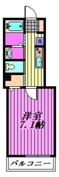 Mark Duo芝西の間取り画像