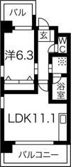 ARROW FIELDS壱番館の間取り画像