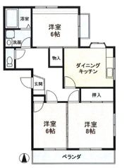 メイプルハイツの間取り画像