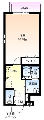 フジパレス北公園Ⅲ番館の間取り画像