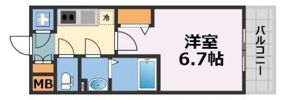 エスリード ザ・カレント大阪の間取り画像