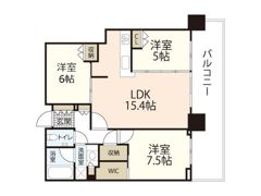 シティタワー広島の間取り画像
