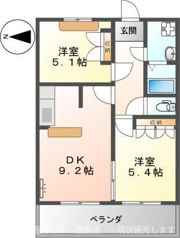 イーストリバーⅢの間取り画像