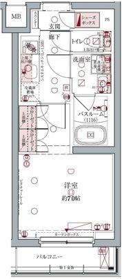 クレヴィスタ板橋本蓮沼の間取り画像