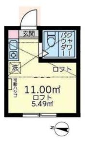 ユナイト小田ジャッキーリボルバーの間取り画像