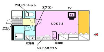 カーサコンフォルトの間取り画像