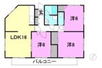 信愛ハイツの間取り画像