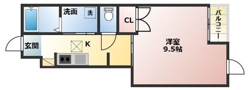 （仮）草津市矢倉1丁目新築アパートの間取り画像