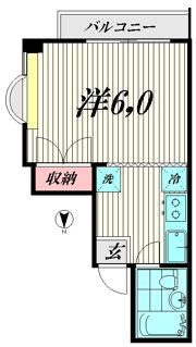 三恵ハウスBの間取り画像