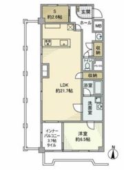 鶴見岸谷ハイツA棟の間取り画像