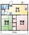 ヴィラ霞の間取り画像
