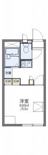 レオパレスサンハイム岩切Ⅱの間取り画像