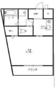 ビラージュ桃山の間取り画像