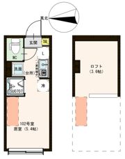 ハーモニーテラス中村南の間取り画像