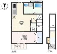 六田アパート（仮）の間取り画像