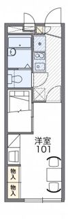 レオパレスさくらの間取り画像