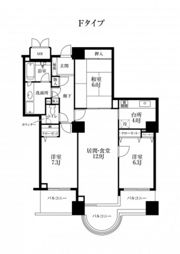 A．CITYタワーズウエストの間取り画像
