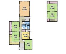 富山市新庄町戸建ての間取り画像