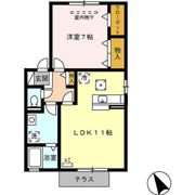 ハナズオウの間取り画像