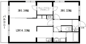 デラパーチェの間取り画像