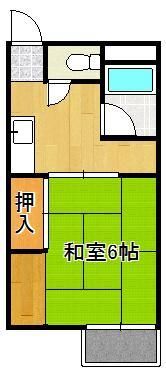 廣木ハイツの間取り画像